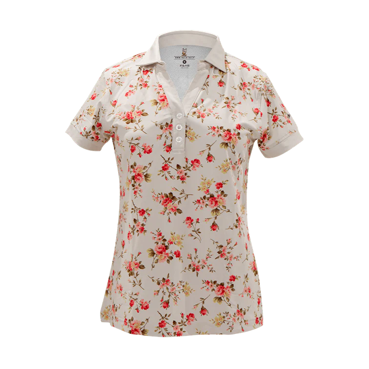 Rolo Golf Ladies Soft Floral Polo