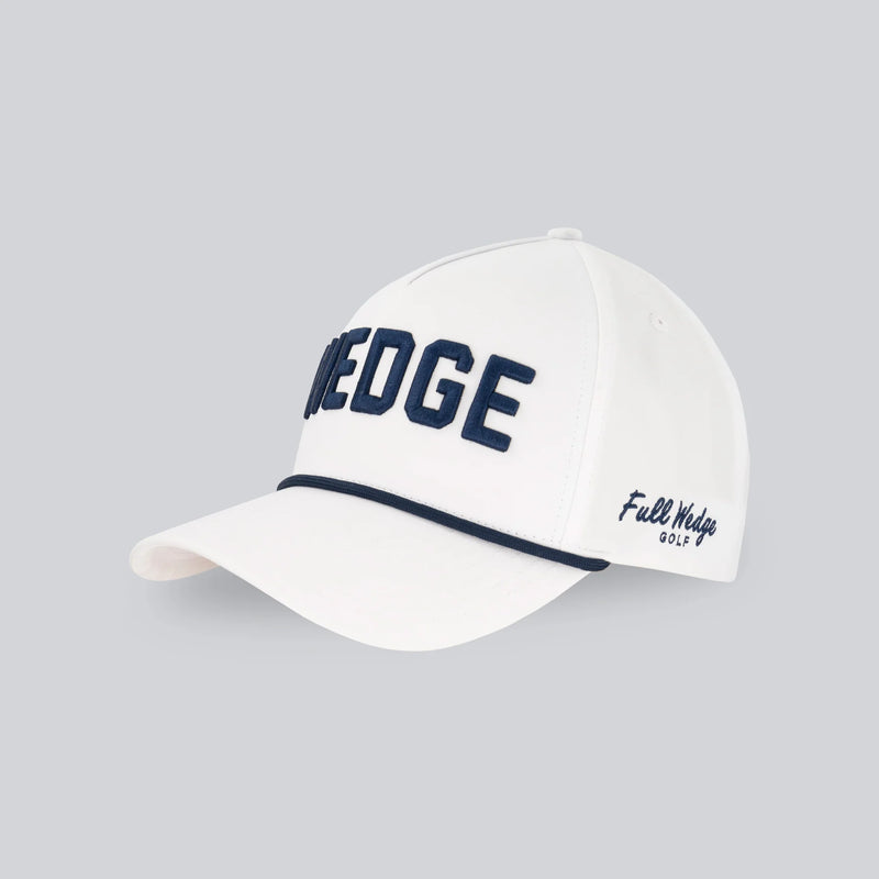 Full Wedge White/Navy WEDGE Hat