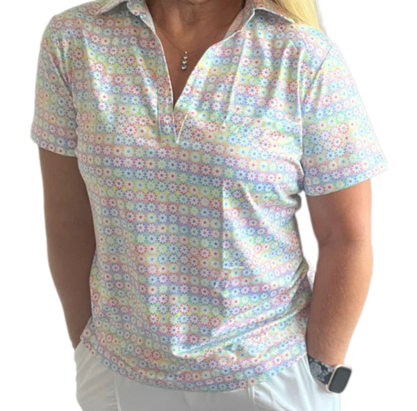 Kandy Golf Ladies Cupcakes V-Neck Polo