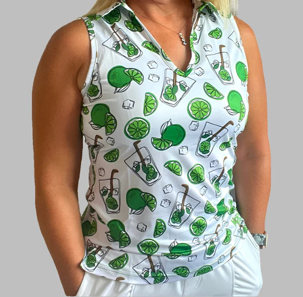 Kandy Golf Ladies Sour Shots Racer Back Polo