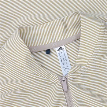 Adidas Ladies 2-colour Ottoman Stripe Sleeveless Polo