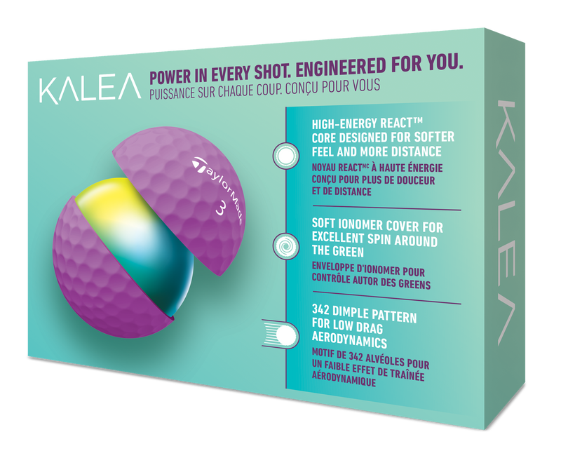 TaylorMade Kalea Golf Balls (Purple)