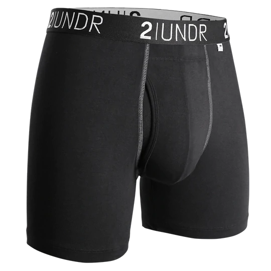 2UNDR Swing Shift Boxer Brief - Black/Grey