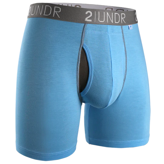 2UNDR Swing Shift Boxer Brief - Light Blue